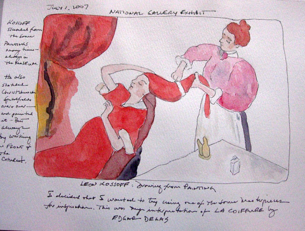 Degas Red Hair