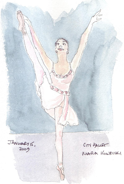 Drawn Ballet Dancers