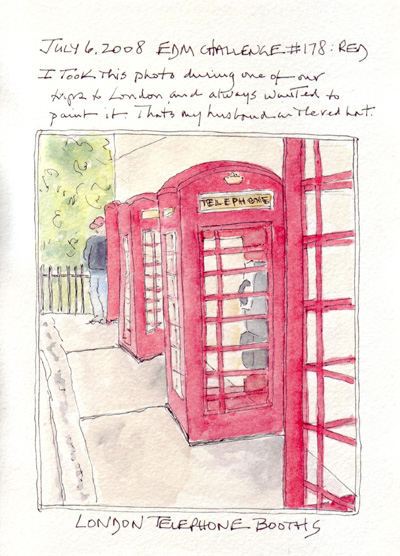 phone booth 2. row of 4 phone booths.