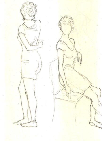 Paper and Threads: Figure Drawing Outdoors at Battery Park City